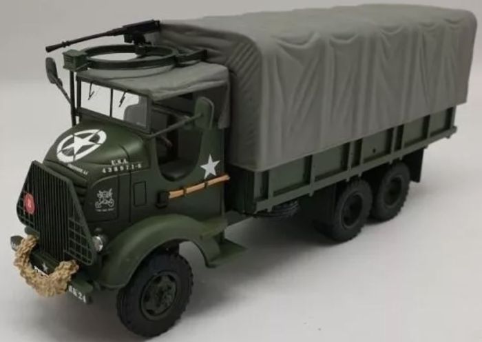 MOMACO, GMC AFKWX 353 1944 US ARMY ouvert avec toureleau et mitrailleuse, éch