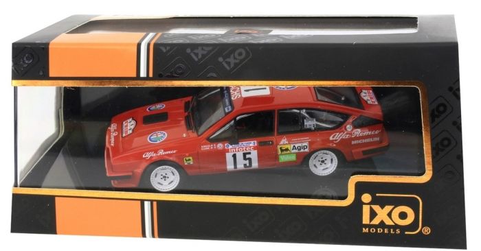 ALFA ROMEO GTV6 #15 B. BALAS TOUR DE CORSE 1986 IXO RAC319 1:43 - eBay