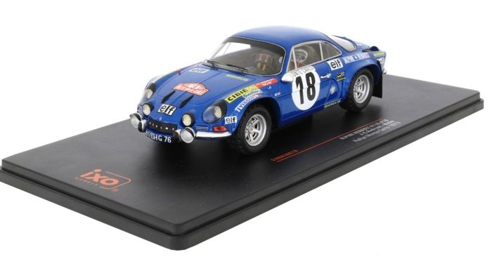 Décalcomanie 1/18 Alpine Renault A110 Darniche Rallye Monte Carlo 1973