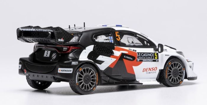 Miniature Voiture du rallye de Monte Carlo 2025 pilotée par Sami