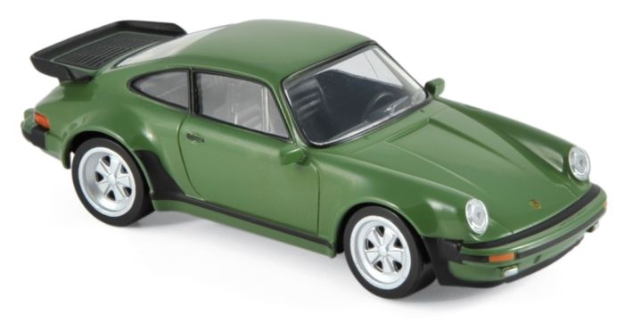 Miniature Porsche 911 Turbo Herpa 1/87 – Couleur Vert Foncé, échelle H0 (1:87) – Réf. 420358