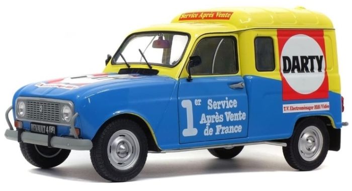 Miniature RENAULT R4F4 DARTY SOLIDO SOL1802204 | Collect World