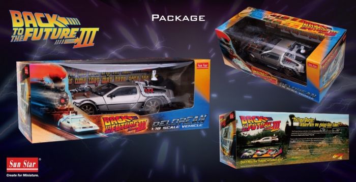 Vitese 1/43 DeLorean Retour vers le futur partie III * Version Railroad