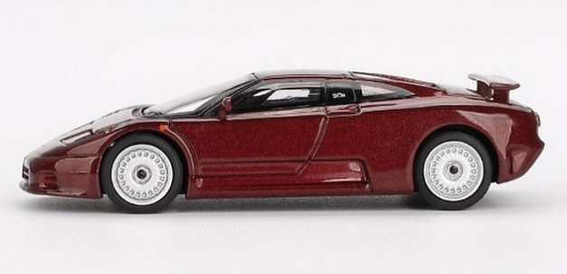 Miniature Minichamps 1/43 – Bugatti EB110 Rouge – Occasion – Boîte Incluse