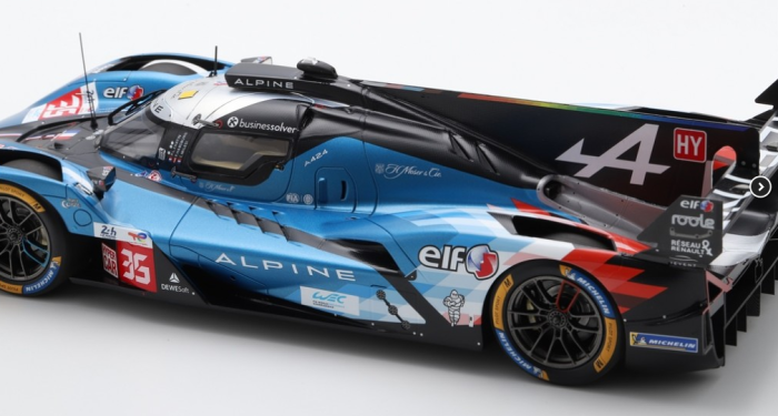 Miniature Voiture des 24H Le Mans 2024 PL.CHATIN-F.HABSBURG-C