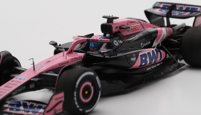 Miniature Voiture du GP Abu Dhabi 2024 BWT Alpine F1 Team J.DOOHAN