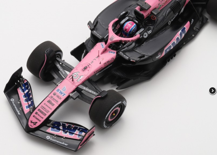 Miniature Voiture du GP Abu Dhabi 2024 BWT Alpine F1 Team J.DOOHAN