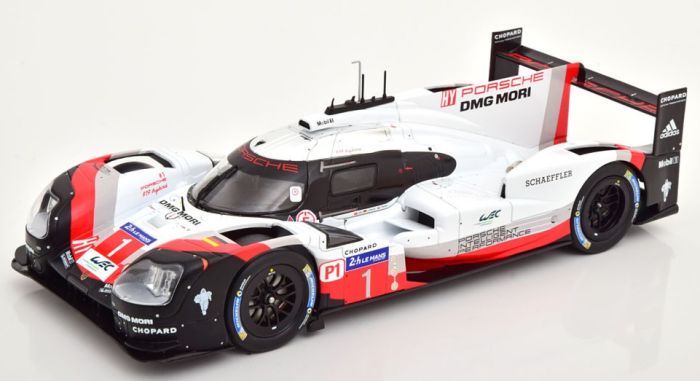 Cars: SPARK 1/18 MODEL CAR LMP1 PORSCHE 919 HYBRID #1 24H LE MANS 2017