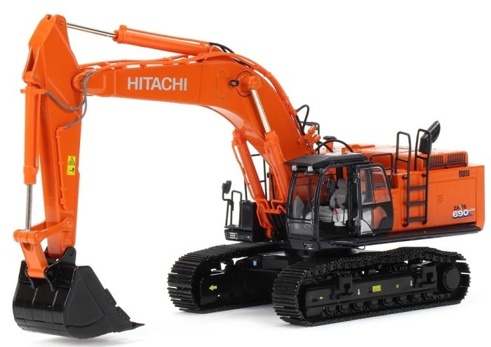 キチページ Hitachi ZX690LCH-6 Fiches techniques & données techniques (2016