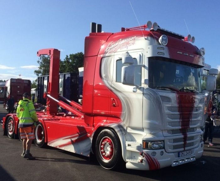 Camion porteur SCANIA R Streamline Highline benne deposable Glen Johnsson Marketoy