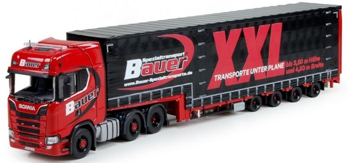 Camion Miniature NACORAL 1/50 - Scania LBS 140 Bâché - Couleur Jaune - Métal - Occasion - Espagne