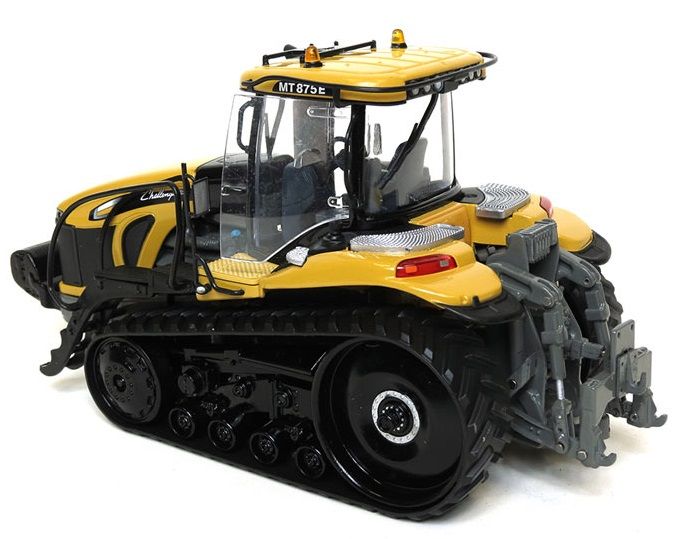 Tracteur CHALLENGER MT875E en version USA Edition avec une échelle