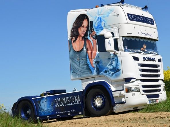 Camion SCANIA R Highline 4x2 – Cavallino 1/50 – Blanc – Neuf