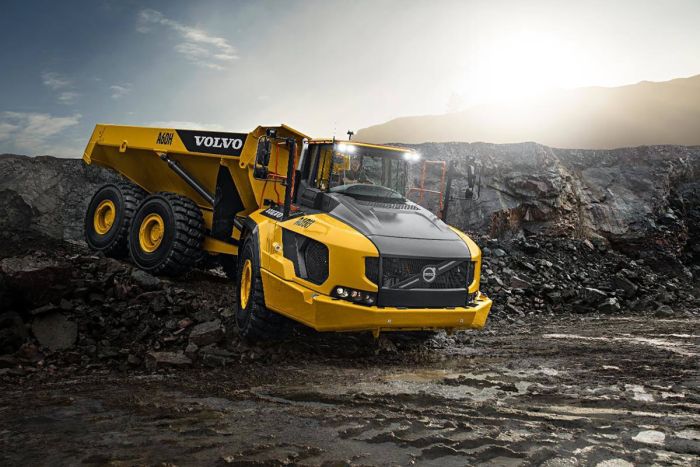 Miniature VOLVO A60H tombereau articulé WSI WSI61-2000 | Marketoy